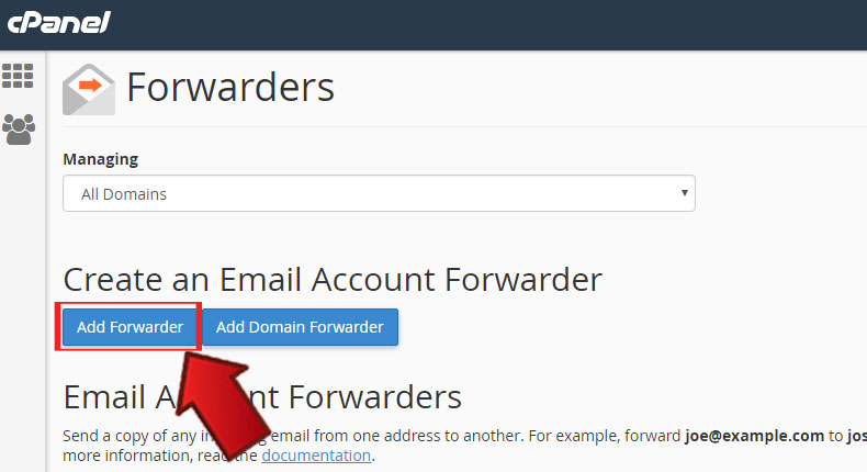 آموزش Forward کردن ایمیل‌ها در Cpanel