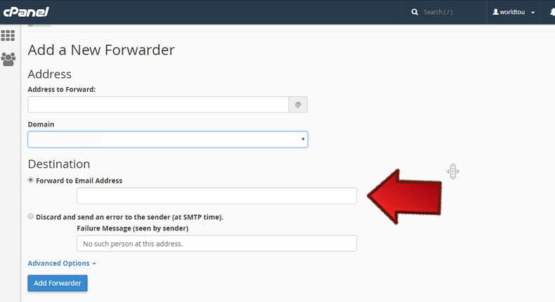 آموزش Forward کردن ایمیل‌ها در Cpanel