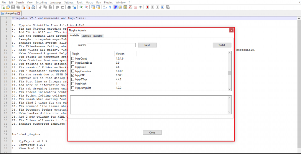 نحوه اتصال به FTP با Notepad ++