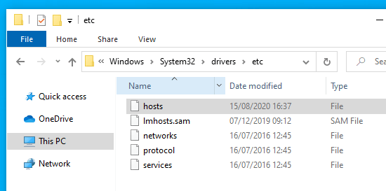 نحوه رفع خطای DNS_PROBE_FINISHED_NXDOMAIN - فایل HOSTS