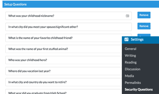 نصب و کانفیگ افزونه سوالات امنیتی وردپرس WP Security Question