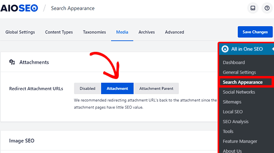 غیرفعال کردن صفحات پیوست در وردپرس - سئوی تصاویر سایت