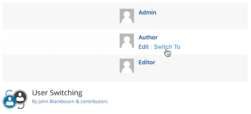 بهترین افزونه برای مدیریت چند سایت در وردپرس - افزونه User Switching