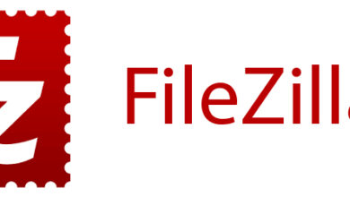 برنامه ی FileZilla 