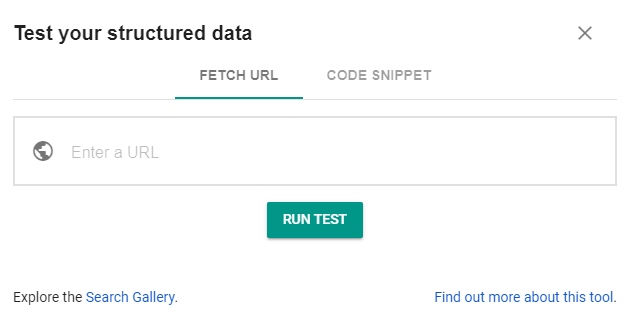 ابزار Google Test Structured Data Markup Schema