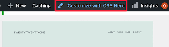 تغییر سایز لوگو با افزونه CSS Hero