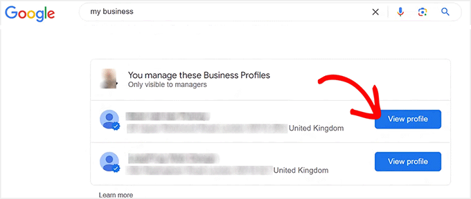 پروفایل کسب و کار در گوگل